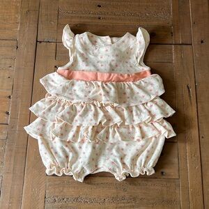 Janie and jack ruffled floral romper